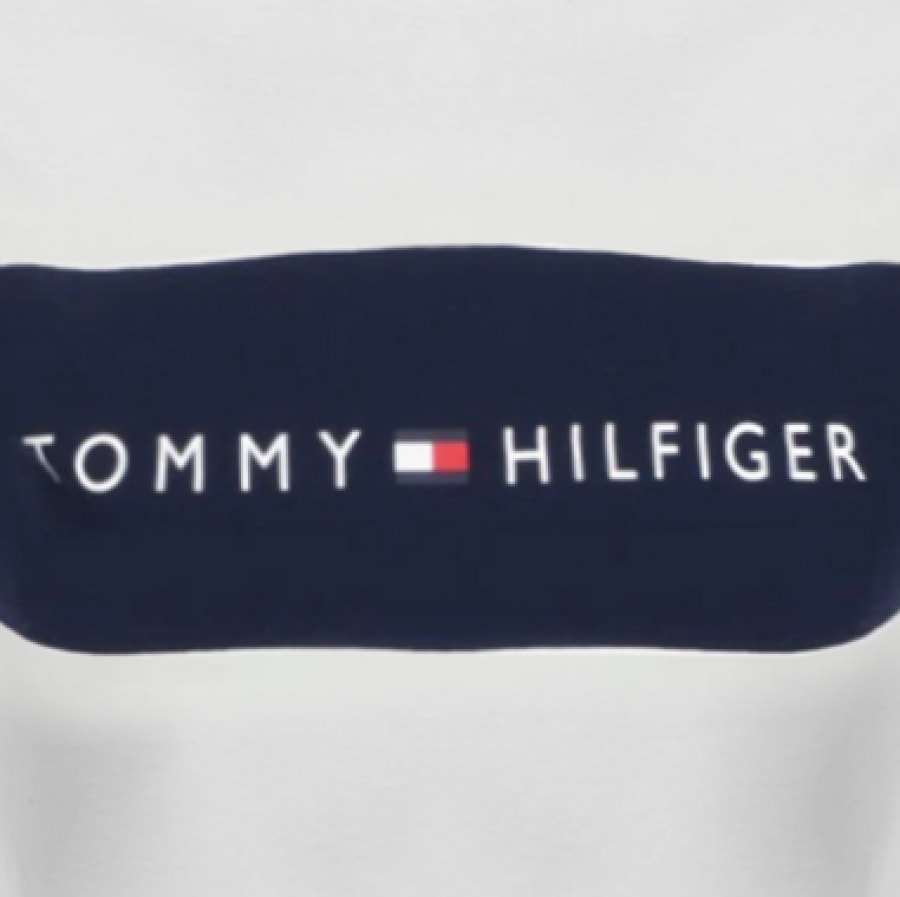 Alternative Image for ProductTommy Hilfiger Lounge Logo Flag T Shirt White3
